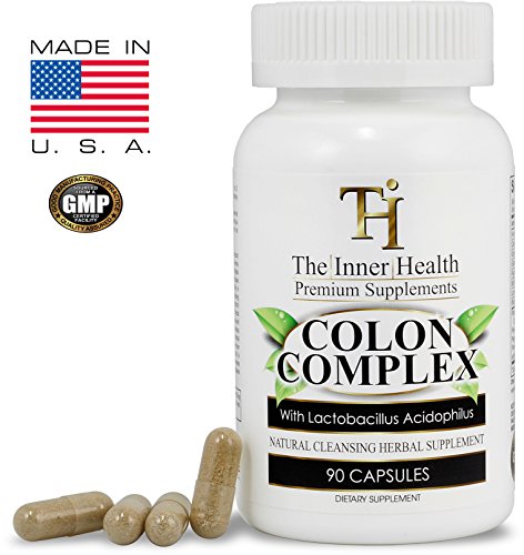 The Inner Health Colon & Gut Cleanse Detox Formula - Supporting Gut Health, Purification The Inner Health uk supplements