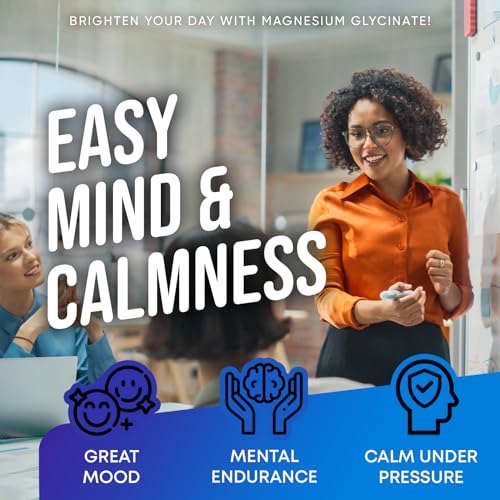 Magnesium Glycinate 500MG - Magnesium for Sleep - High Absorption Chelated Magnesiu JOYLI Nutrition uk supplements