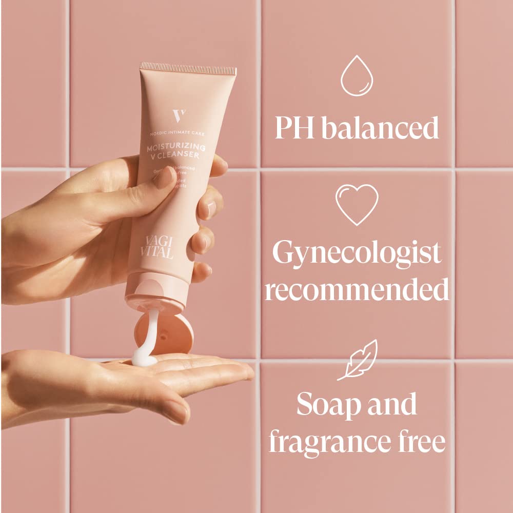 VagiVital V-Cleanser Moisturizing Daily Feminine Wash for Intimate Area, Soap-Free, Fragrance Free VagiVital uk supplements