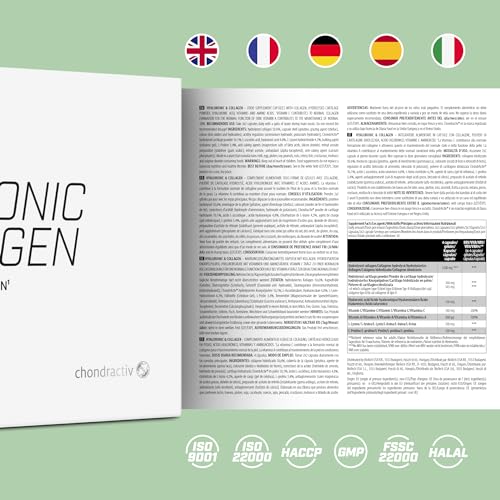 BioTechUSA Hyaluronic&Collagen, Food Supplement Capsules containing Collagen, hyaluronic Acid BioTechUSA uk supplements