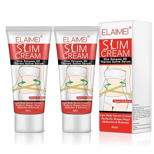 Hot Cream 2 Pack, Slimming Hot Cream for Belly Burns Fat, Slimming Cream Fat Burning SHIFAKOU uk supplements