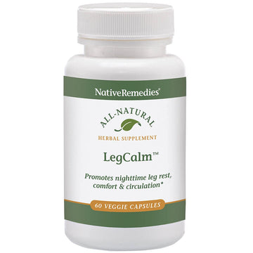 Native Remedies Leg Calm for Rested Legs and Limb Comfort at Night, 60 Veggie Caps Native Remedies uk supplements