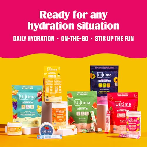Ultima Replenisher Daily Electrolyte Drink Mix – Grape, 20 Stickpacks – Hydration Packets Ultima Replenisher uk supplements