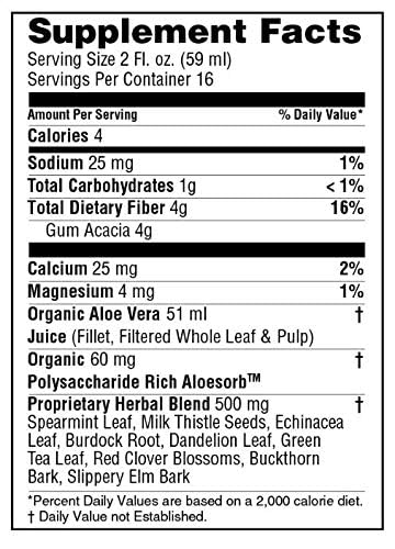 Lily Of The Desert Aloe Vera Detox Formula Lily Of The Desert uk supplements