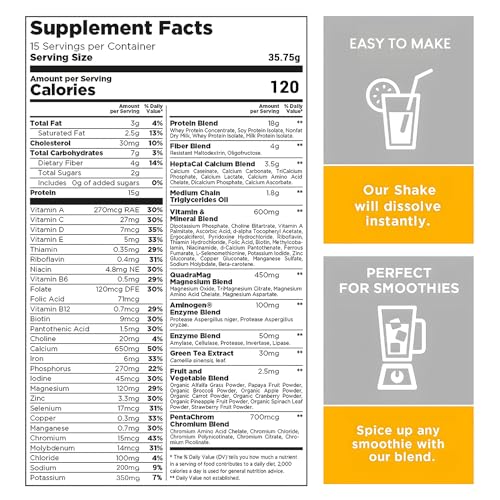 HARMONIFY Meal Replacement Shake for Women with Chocolate Flavor, 15g Plant Based HARMONIFY uk supplements