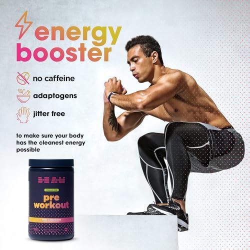 BEAM Be Amazing Vegan Stim Free Pre-Workout Powder | Energy Booster Powdered Drink BEAM uk supplements