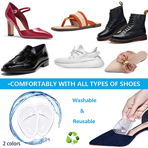 Ball of Foot Cushions, Metatarsal Pads, High Heel Inserts, Forefoot Cushions JUMPOW uk supplements