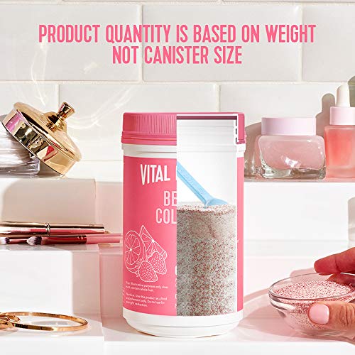 Vital Proteins Beauty Collagen (Strawberry Lemon, Canister) - 120mg of Hyaluronic Acid Vital Proteins uk supplements
