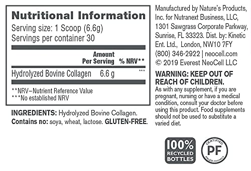 Neocell - Super Collagen Powder - 198g - Supports Healthy Skin, Hair, Nails, and Joints - Aids Collagen Production" Neocell uk supplements