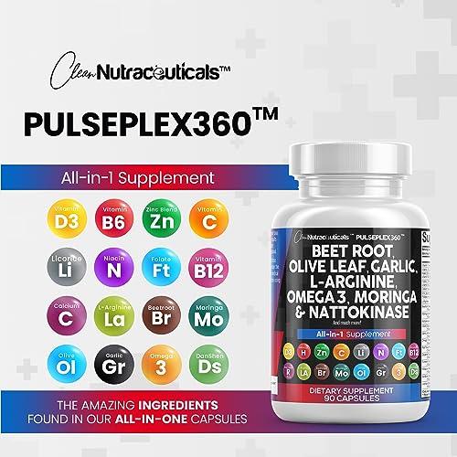 Beet Root Capsules 6000mg Olive Leaf 6000mg Nattokinase 4000 FU Clean Nutraceuticals uk supplements