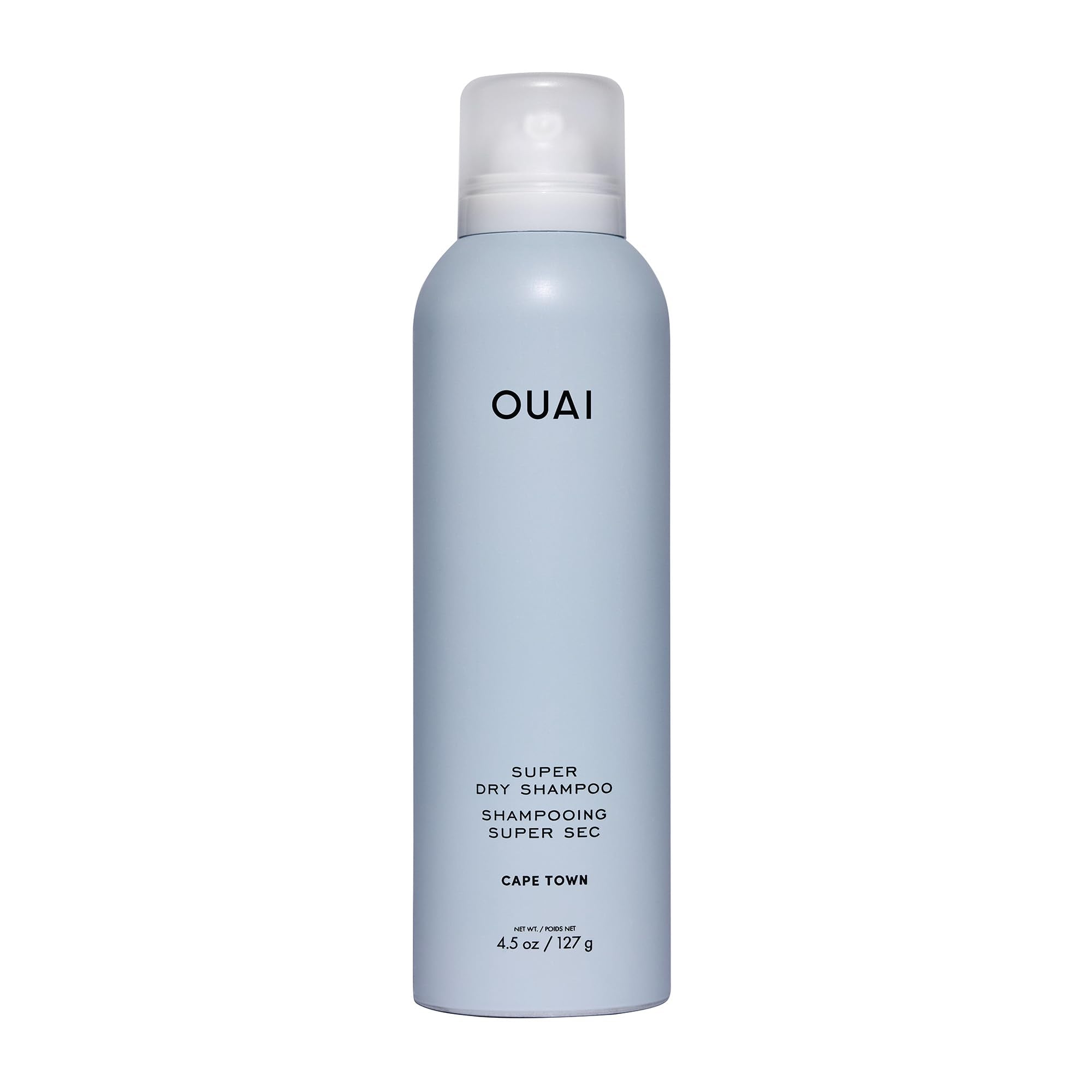 OUAI Super Dry Shampoo - Volumizing Dry Shampoo - Absorbs Oil, Dirt & Sweat - Blends Seamlessly into Hair with Zero Residue & Enriched with a Long-Lasting Scent - Cape Town (4.5 oz) OUAI uk supplements