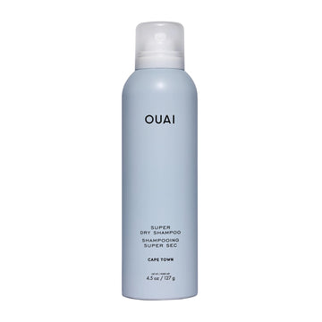 OUAI Super Dry Shampoo - Volumizing Dry Shampoo - Absorbs Oil, Dirt & Sweat - Blends Seamlessly into Hair with Zero Residue & Enriched with a Long-Lasting Scent - Cape Town (4.5 oz) OUAI uk supplements