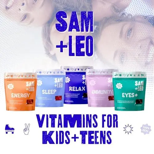 SAM+LEO Immunity Gummies with Elderberry, Echinacea, Zinc & Vitamin C for Kids & Teens – Immune Support Supplement Gummies | SAM+LEO uk supplements