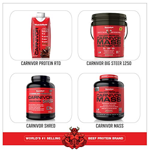 MuscleMeds, Carnivor Beef Protein Isolate Powder 56 Servings, Chocolate, 72 Ounce MuscleMeds uk supplements