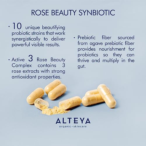 Alteya Organics Beauty Prebiotics + Probiotics and Rose Extracts, Skin Beauty from Within Supplement Alteya Organics uk supplements