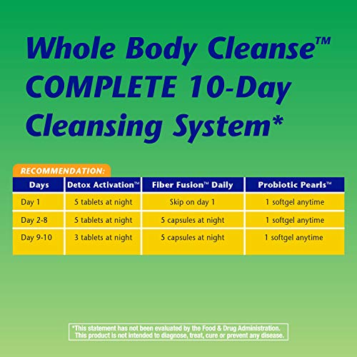 Nature's Way Whole Body Cleanse Complete, 10 Day Detox Cleansing System Kit with Probiotics Enzymatic Therapy uk supplements