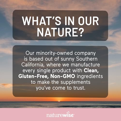 NatureWise Myo-Inositol & D-Chiro Inositol Supplement for Women - Fertility Supplements for Women - Ideal 40:1 Ratio - Myo Inositol 2000mg - Non-GMO, Vegan, USA Manufactured - [30-Day Supply] NatureWise uk supplements
