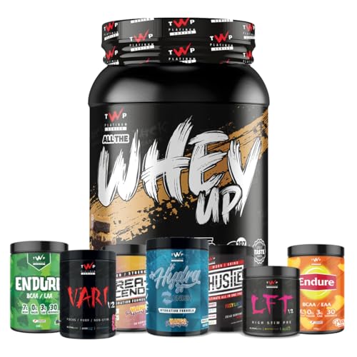 TWP Nutrition Platinum Series All The Whey Up Protein Powder Shake, 23g Whey Protein, Low Fat TWP uk supplements