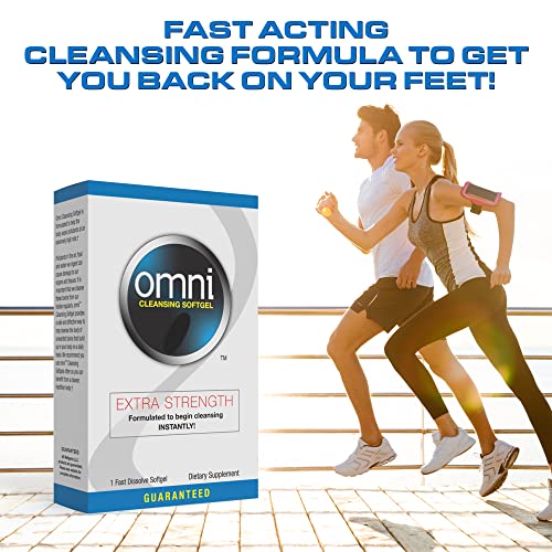 Wellgenix Omni Herbal Detox Cleanse Softgel: Fast Acting Body Detox, Quick Flush Toxin Removal Wellgenix uk supplements