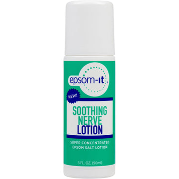 Epsom-It Soothing Nerve Lotion - Roll On Epsom Salt Magnesium Lotion, Topical Magnesium Cream with Capsaicin & Arnica for Tired Muscles and Sleep, 3oz EPSOM-IT uk supplements