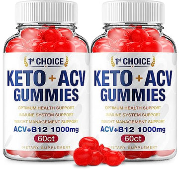 (2 Pack) 1st Choice Keto ACV Weight Loss Gummies Keto First Choice ACV Advanced Formula Rillvo uk supplements