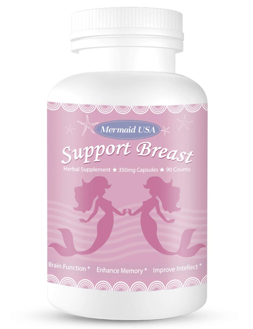 M.U Natural Breast Enhancement Pills Support Breasts Health Lift Firm Healthy Supplement Natural and Green Herb to PRO Formula Mermaid USA M.U uk supplements
