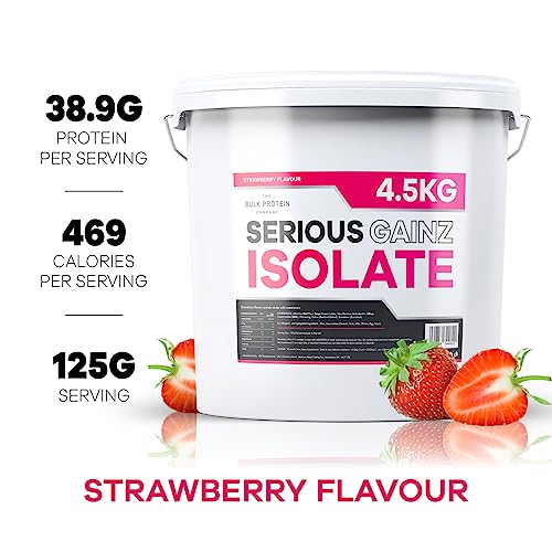The Bulk Protein Company, Serious Gainz Isolate – 4.5kg – Whey Protein Powder The Bulk Protein Company uk supplements