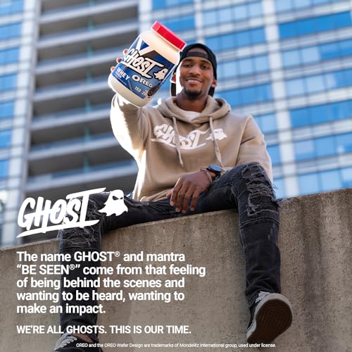 GHOST Whey Protein Powder, Oreo - 2LB Tub, 25G of Protein - Cookies & Cream Flavored GHOST uk supplements