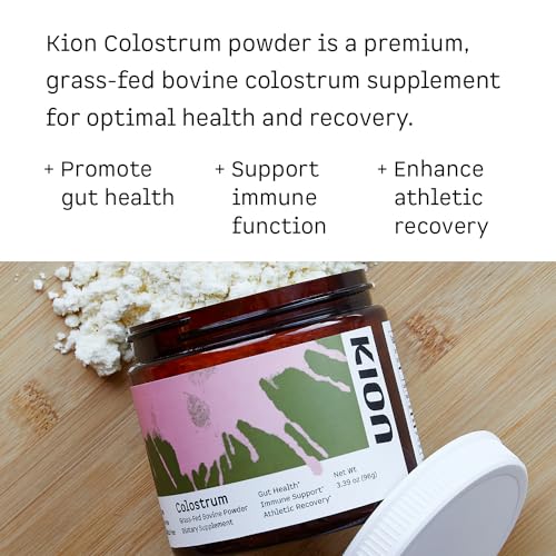 Kion Colostrum | Grass-Fed Bovine | Gut Health and Immune Support | 30 Servings Kion uk supplements