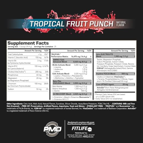 PMD Sports Core Fuel Endurance, Performance & Recovery - BCAAs, EAAs, Beta Alanine PMD uk supplements