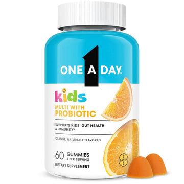 One A Day Kids Multivitamin with Probiotic, Multivitamin Gummies, Kids Probiotic for Digestive Health, Gummy Vitamins ONE A DAY uk supplements