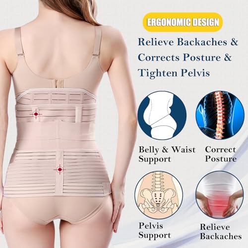 ChongErfei 3 in 1 Postpartum Support - Recovery Belly/waist/pelvis Belt Shapewear Slimming ChongErfei uk supplements