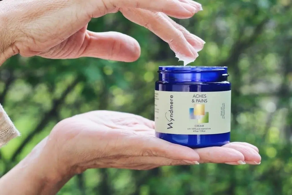 Wyndmere Aches & Pains Cream - Handcrafted with All Natural Ingredients and 100% Pure Essenial Oils - Paraben Free -1oz Wyndmere uk supplements