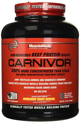 MuscleMeds Carnivor Beef Protein Isolate, 0 Lactose, 0 Sugar, 0 Fat, 0 Cholesterol MuscleMeds uk supplements