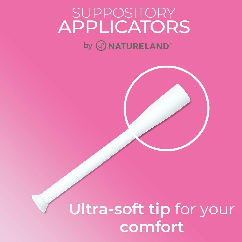 Natureland [40 Count Boric Acid Suppositories 600mg w/ [20 Pack] Vaginal Applicator - Feminine Care Natureland uk supplements