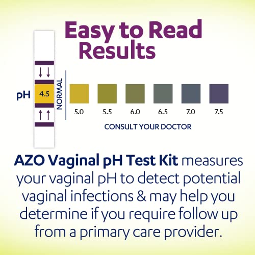 AZO Vaginal pH Test Kit, Clinically-Tested Vaginal Infection Test Kit, Fast & Accurate Results AZO uk supplements