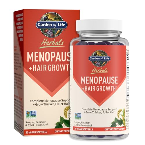 Garden of Life Herbals Menopause Supplement with S-equol & Trans-Resveratrol for Mult Garden of Life uk supplements