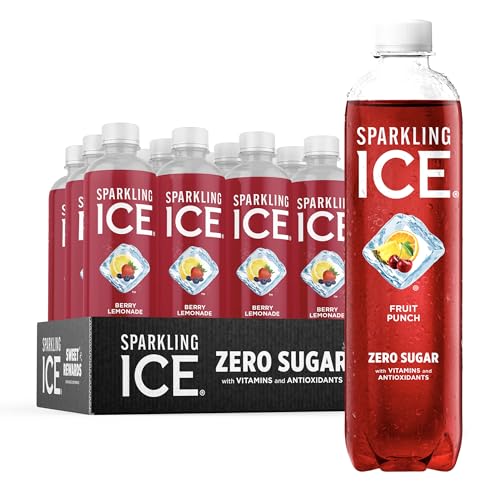 Sparkling Ice, Fruit Punch Sparkling Water, Zero Sugar Flavored Water, with Vitamins Sparkling ICE uk supplements