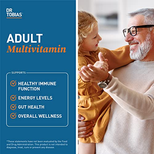 Dr. Tobias Adult Multivitamin for Women & Men, Energy & Immune Support from 42 Fruits Dr. Tobias uk supplements
