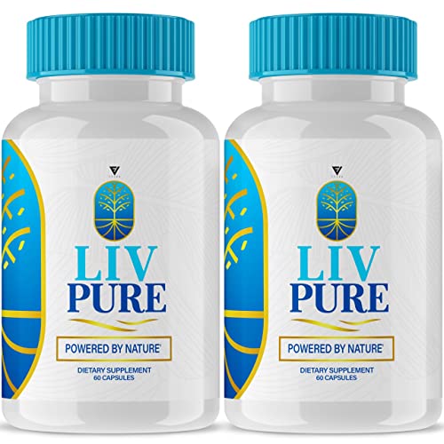 (2 Pack) Liv Pure Loss Pills, Livpure Liver Detox Cleanse Management Capsules Advanced Fyvus uk supplements
