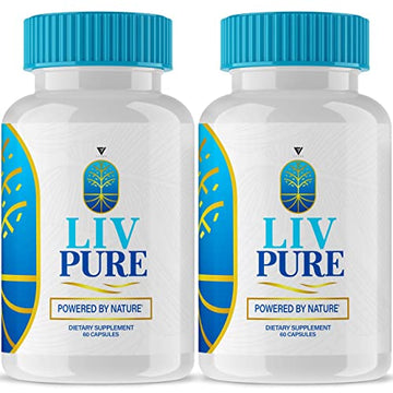 (2 Pack) Liv Pure Loss Pills, Livpure Liver Detox Cleanse Management Capsules Advanced Fyvus uk supplements