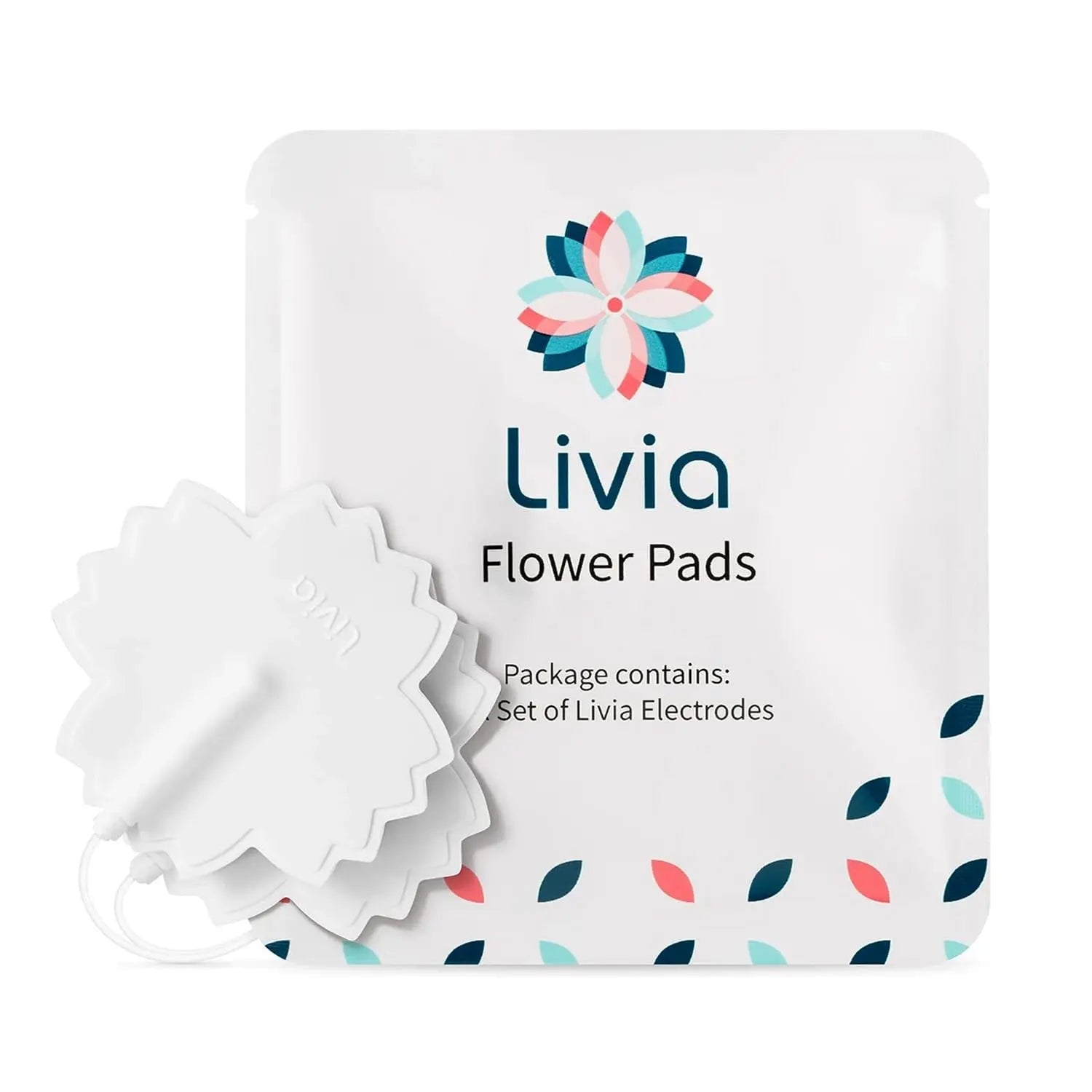 Livia Flower Pads | Electrodes Menstrual Pain Relief Device | Compact, Lightweight, Discreet | Skin-Friendly & Easy to Apply | 1 Set of Electrodes Livia uk supplements