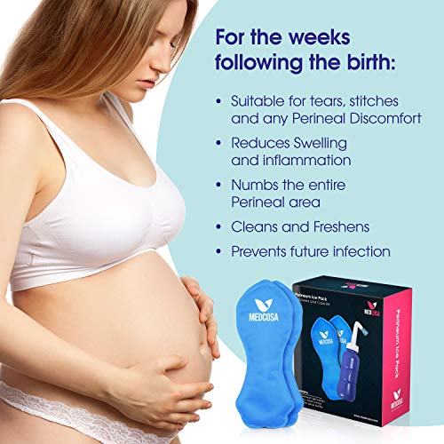 Medcosa Female Ice Pack and Perineal Bottle Set | Reusable Perineal Cold Packs & Portable Bidet Spray BottleMedcosa Female Ice Pack and Perineal Bottle Set | Reusable Perineal Cold Packs & Portable Bidet Spray Bottle Medcosa uk supplements