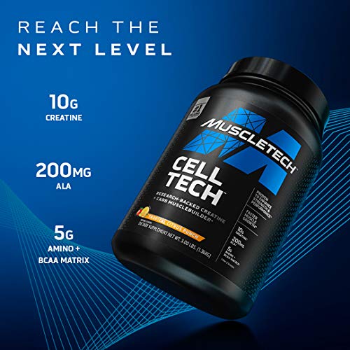 Creatine Monohydrate Powder MuscleTech Cell-Tech Creatine Powder Post Workout MuscleTech uk supplements