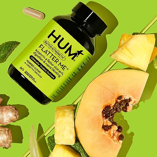 HUM Flatter Me Supplement for Daily Bloating - 18 Full Spectrum Digestive HUM uk supplements