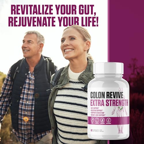 Colon Revive Extra Strength | #1 Rated Colon Cleanse & Detox Supplement | Digestive Support EPN Supplements uk supplements