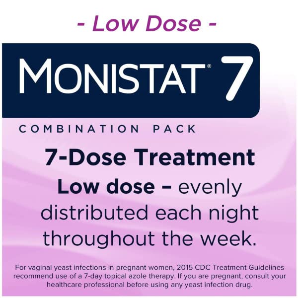 Monistat 7-Day Yeast Infection Treatment | Cream + External Itch Relief Cream | Pack of 2 Monistat uk supplements