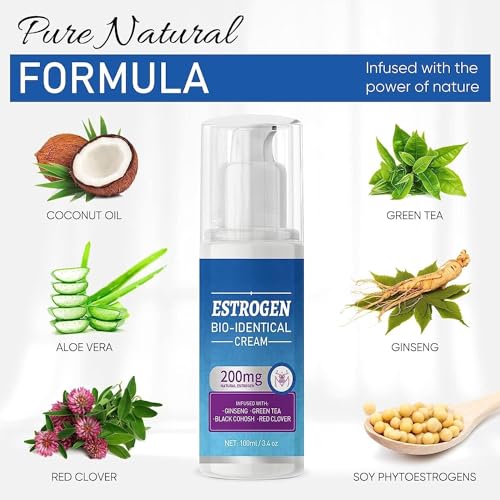 Topicy Estrogen Cream, Natural Estrogen Cream for Women, Menopause Relief, Body Balance Support Topicy uk supplements