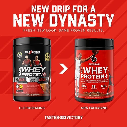 Six Star Elite Series 100% Whey Protein Plus Triple Chocolate 1.8lbs US Six Star uk supplements